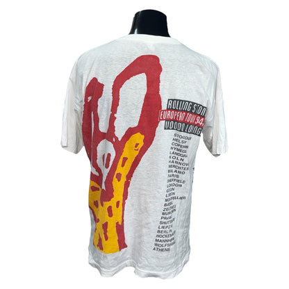 The Rolling Stones Voodoo Lounge Euro 90s T-Shirt Size XL