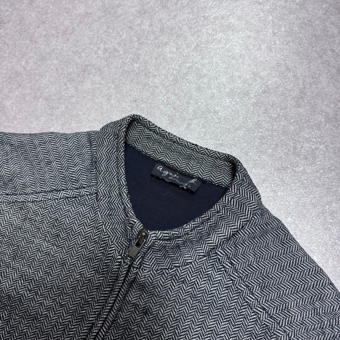 agnes b. 90s Gray Long Sleeve Shirt Size S