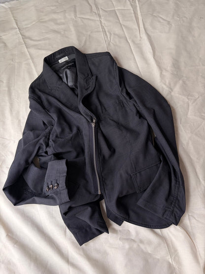CDG HOMME DEUX 18SS Wool Zip Blazer Gray Size M