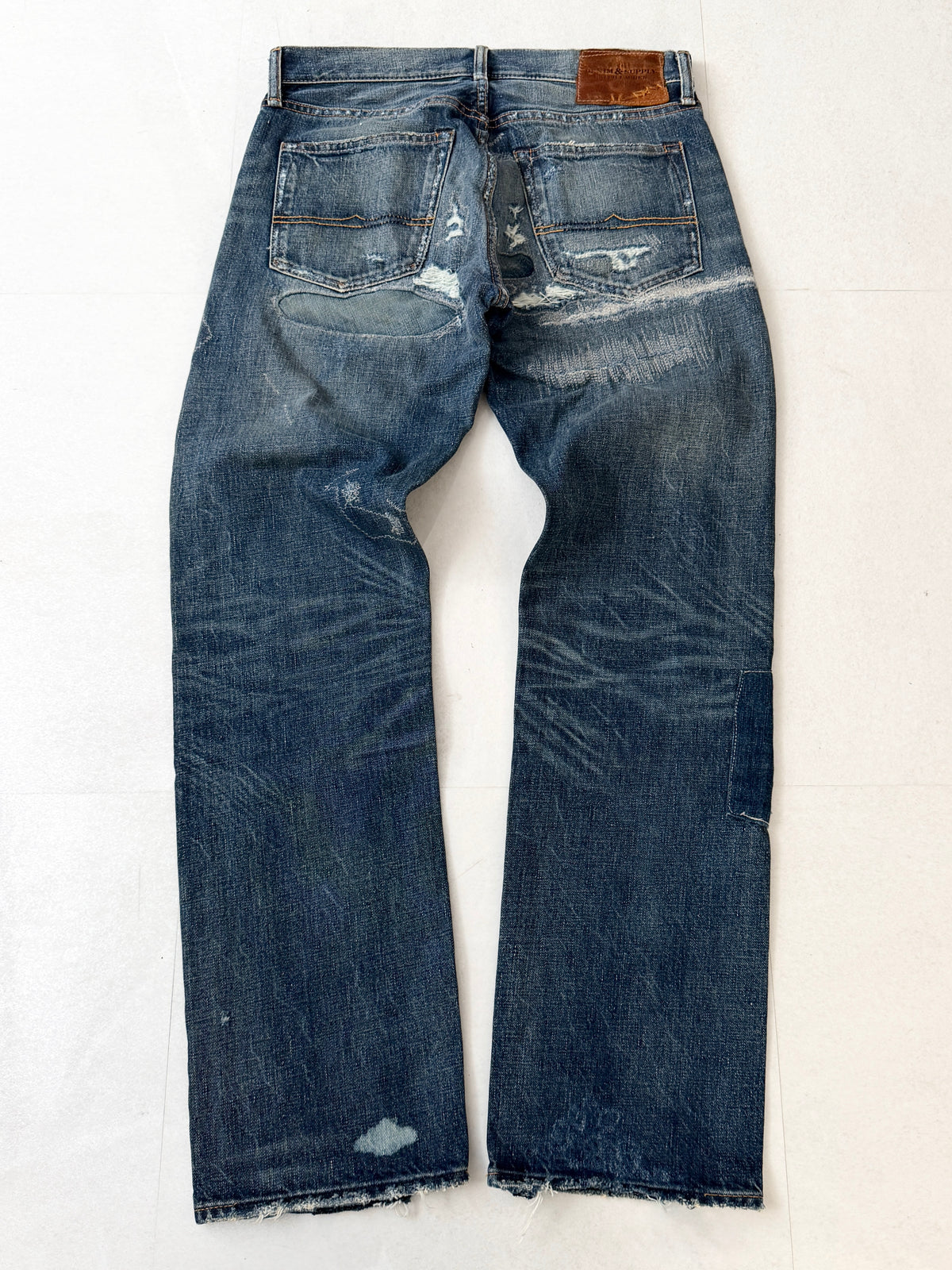 DENIM&SUPPLY Patchwork Damaged Denim Jeans Size 30/30