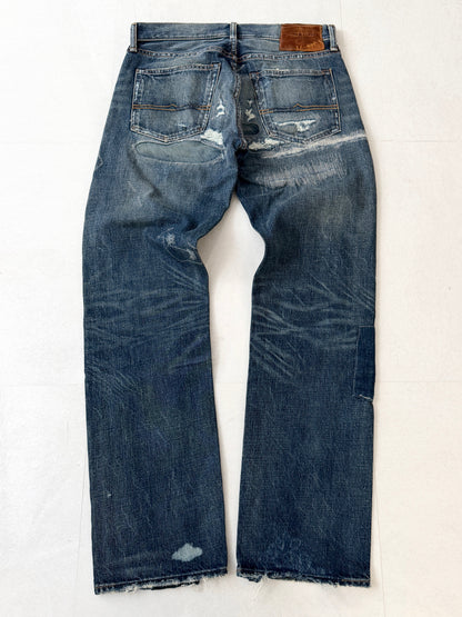 DENIM&SUPPLY Patchwork Damaged Denim Jeans Size 30/30