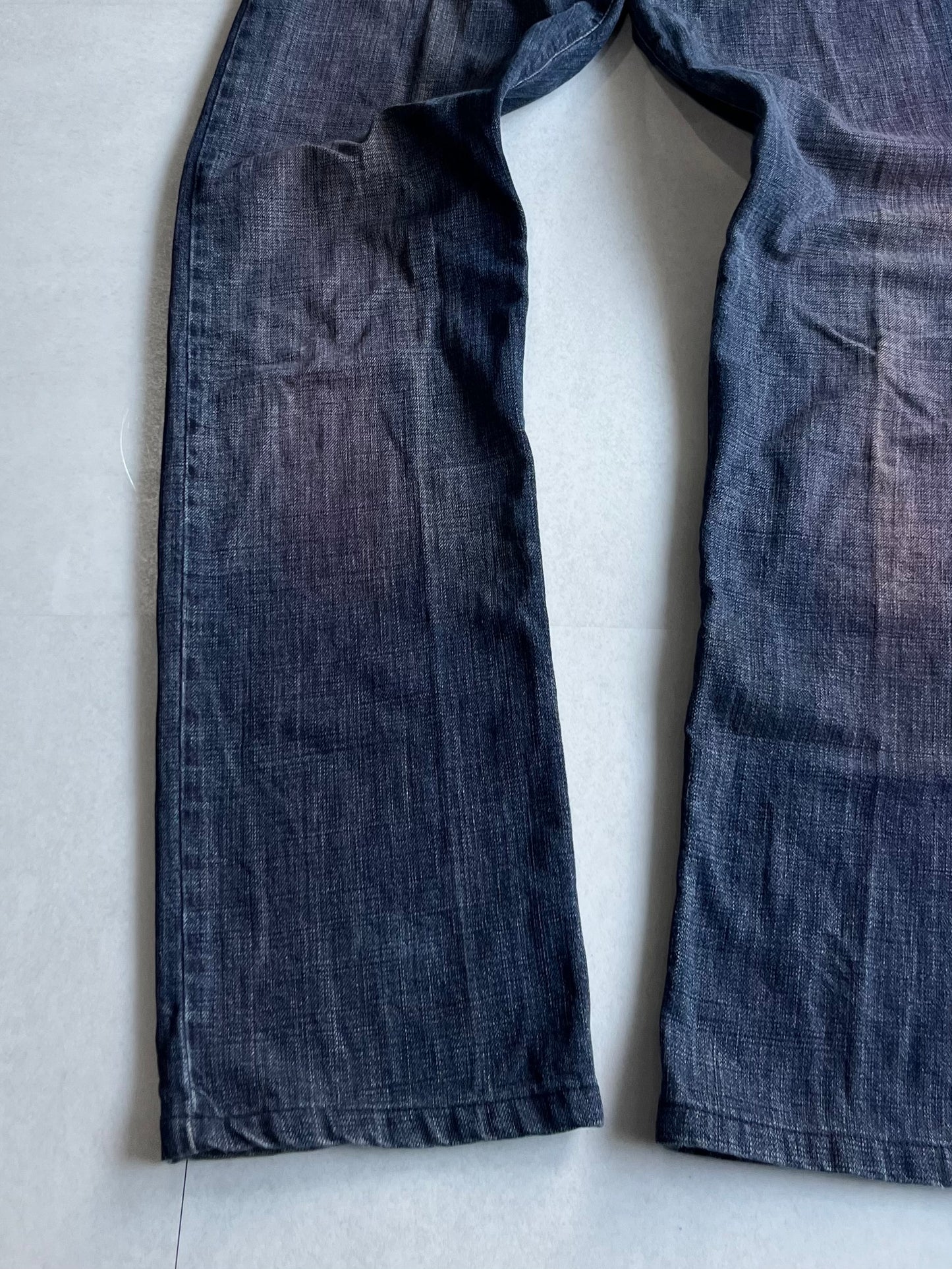 Emporio Armani Bleach Fade Blue Denim Jeans Size 30