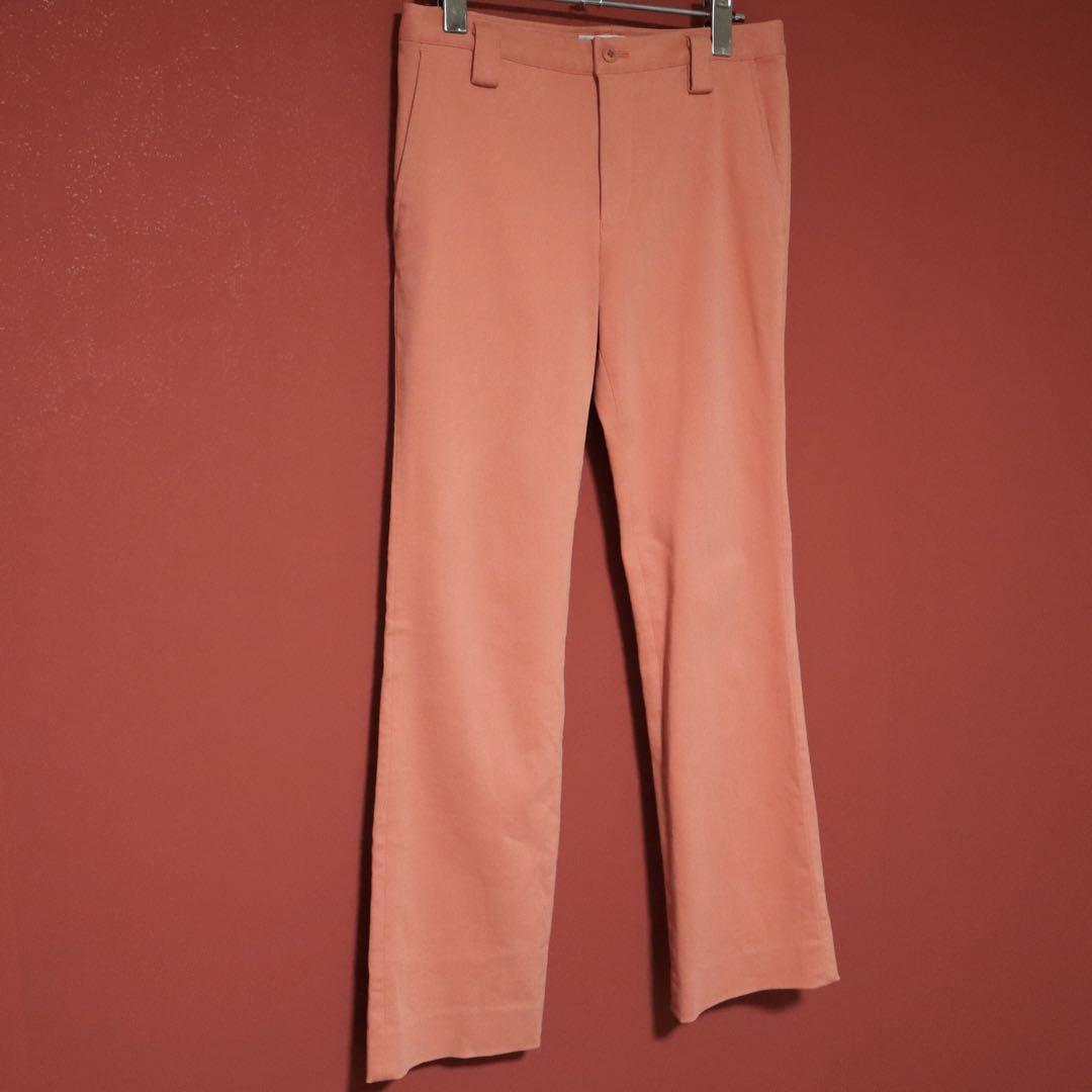 Issey Miyake Pink Straight Cotton Stretch Chinos Size 2