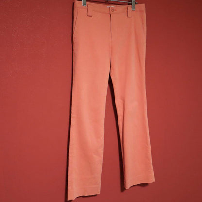 Issey Miyake Pink Straight Cotton Stretch Chinos Size 2