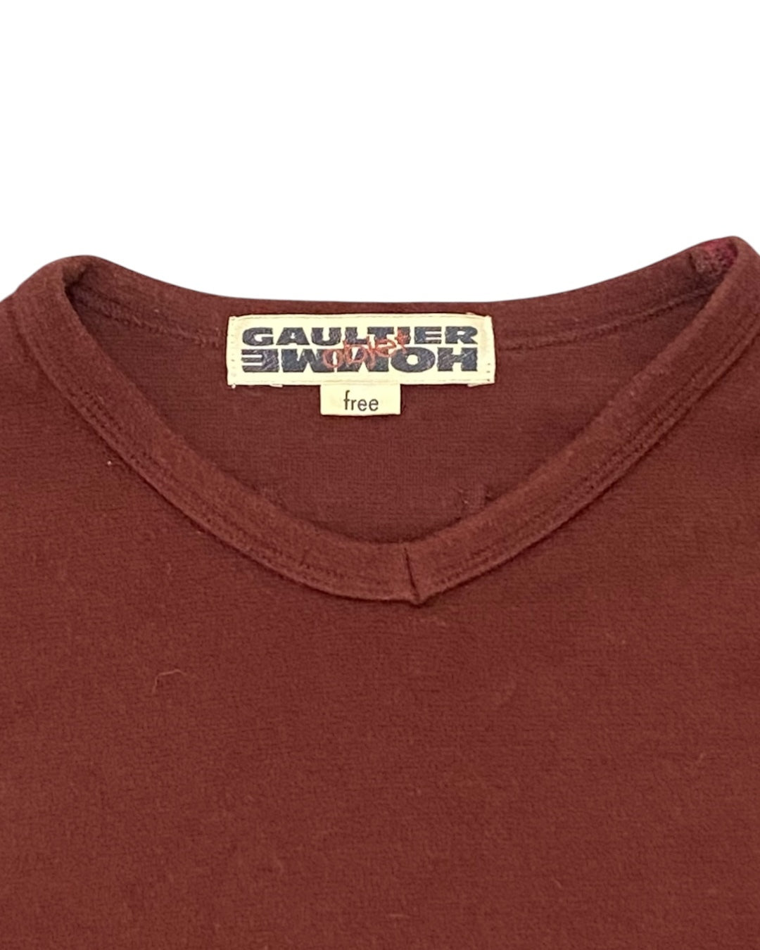 Jean Paul GAULTIER OBJET Button-Up Shirt Brown