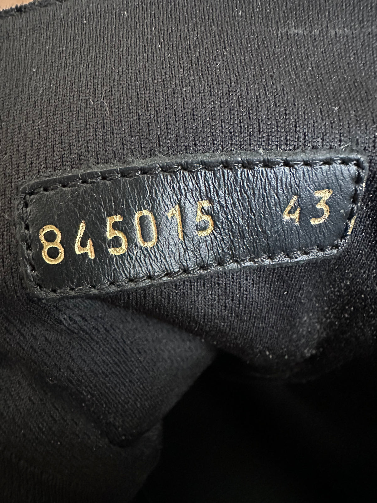 balenciaga Distressed Canvas Combat Strike Boots