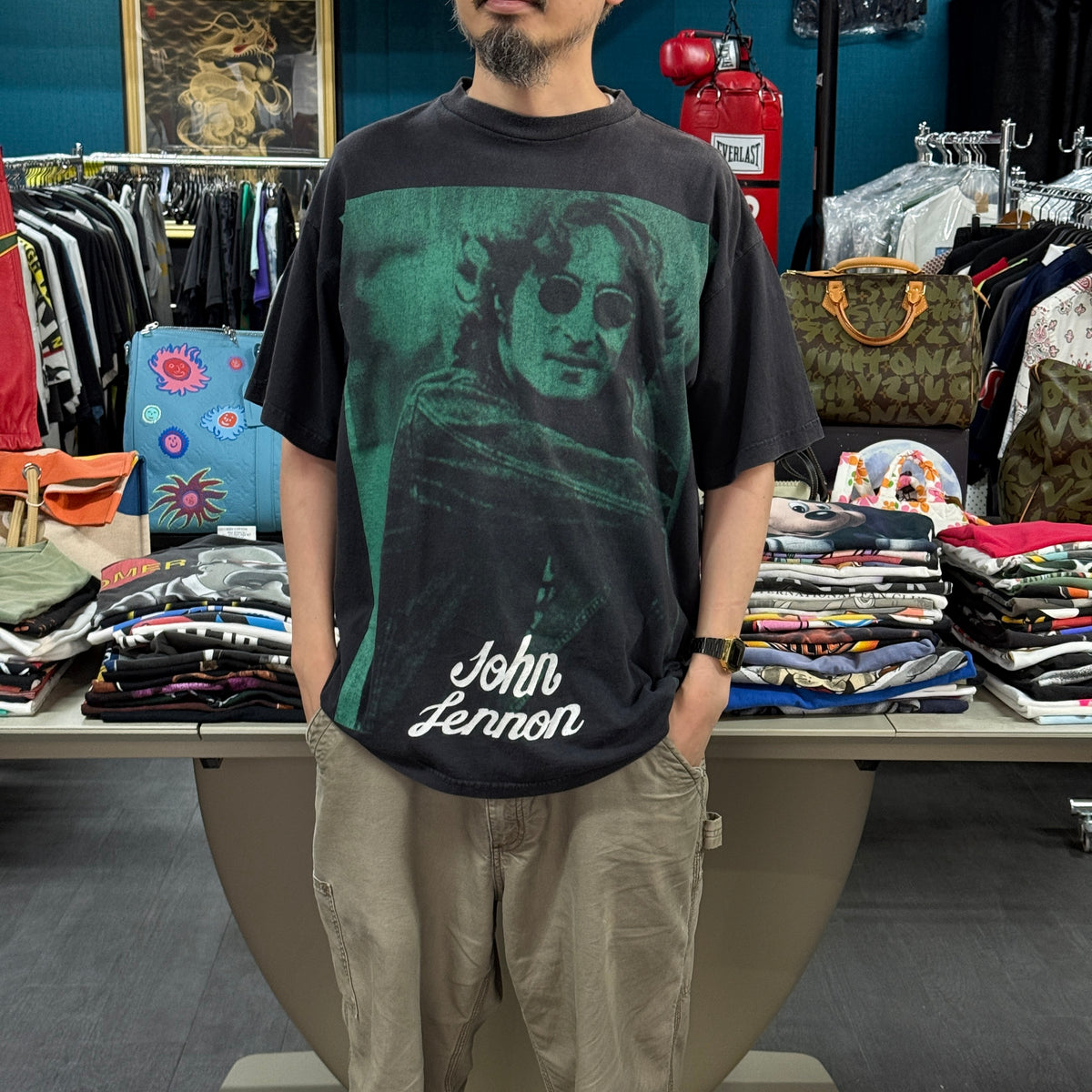 JOHN LENNON Mexican Vintage "Imagine" Photo T-Shirt Size XL