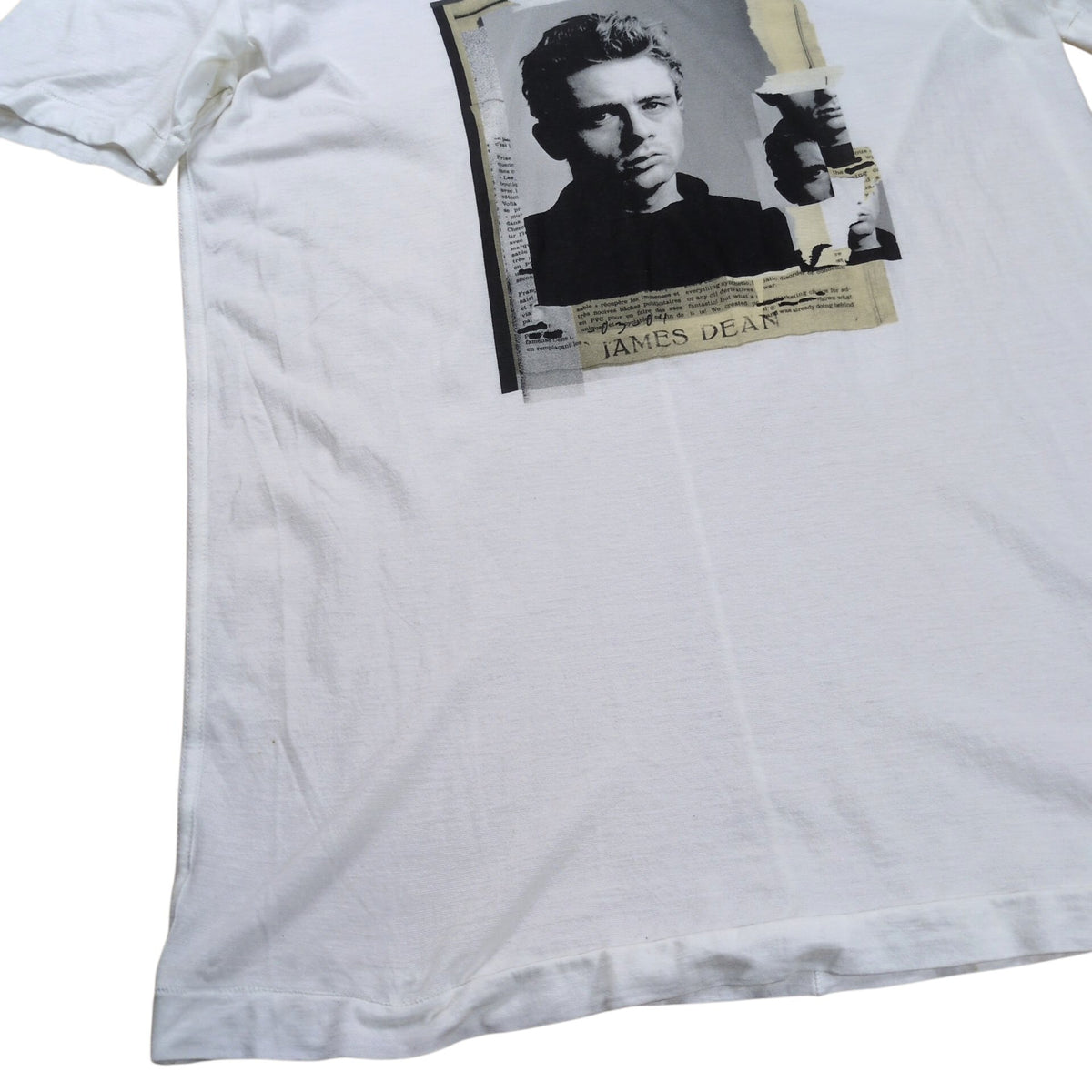 Dolce & Gabbana James Dean Photo T-Shirt White Size 48