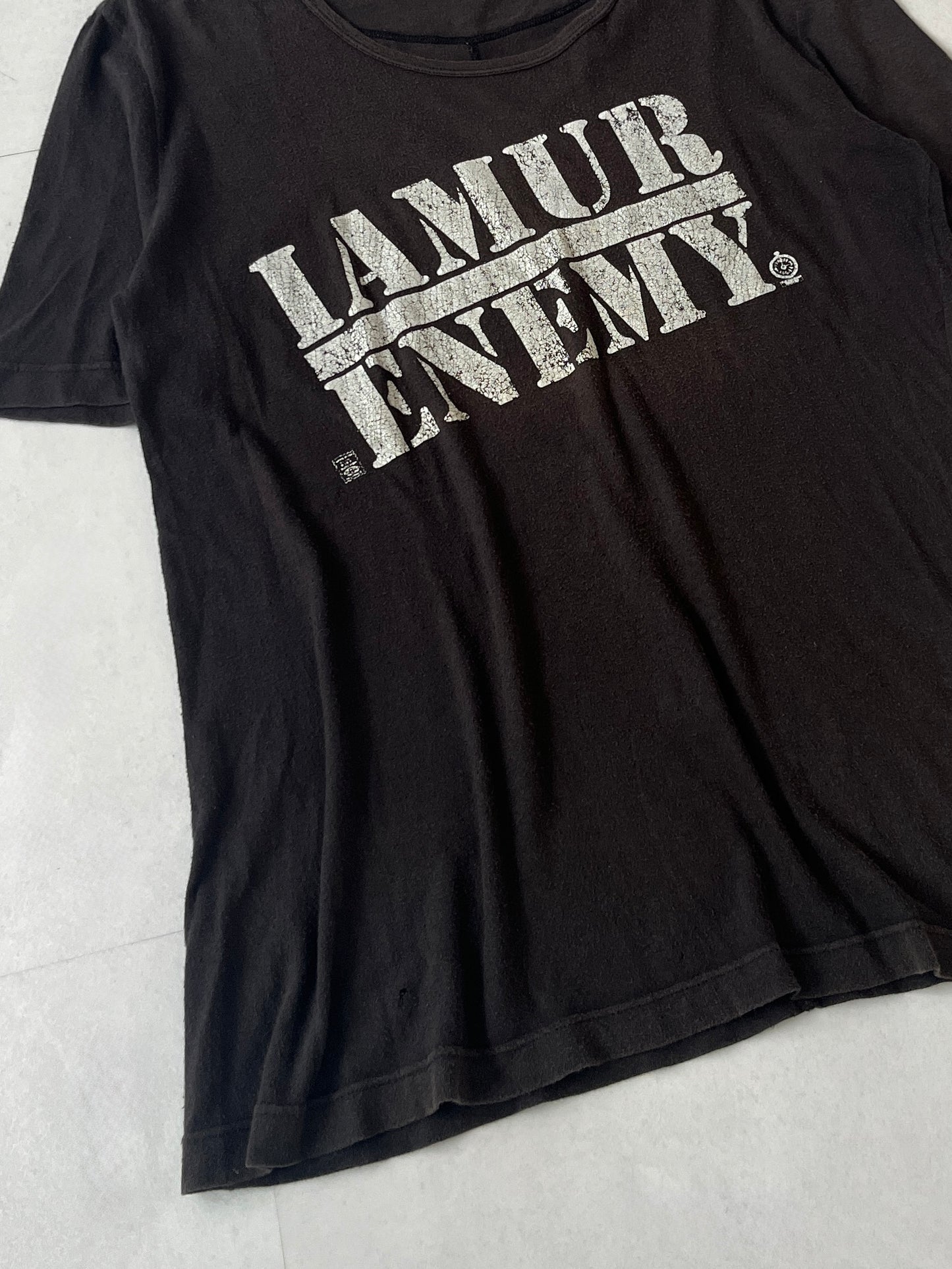 Diet Butcher Slim Skin Black Message T-Shirt Size 1