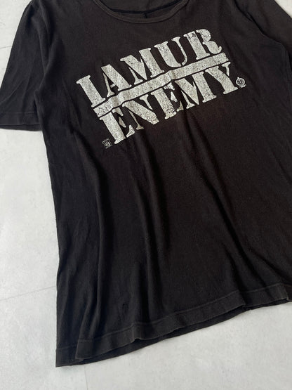 Diet Butcher Slim Skin Black Message T-Shirt Size 1