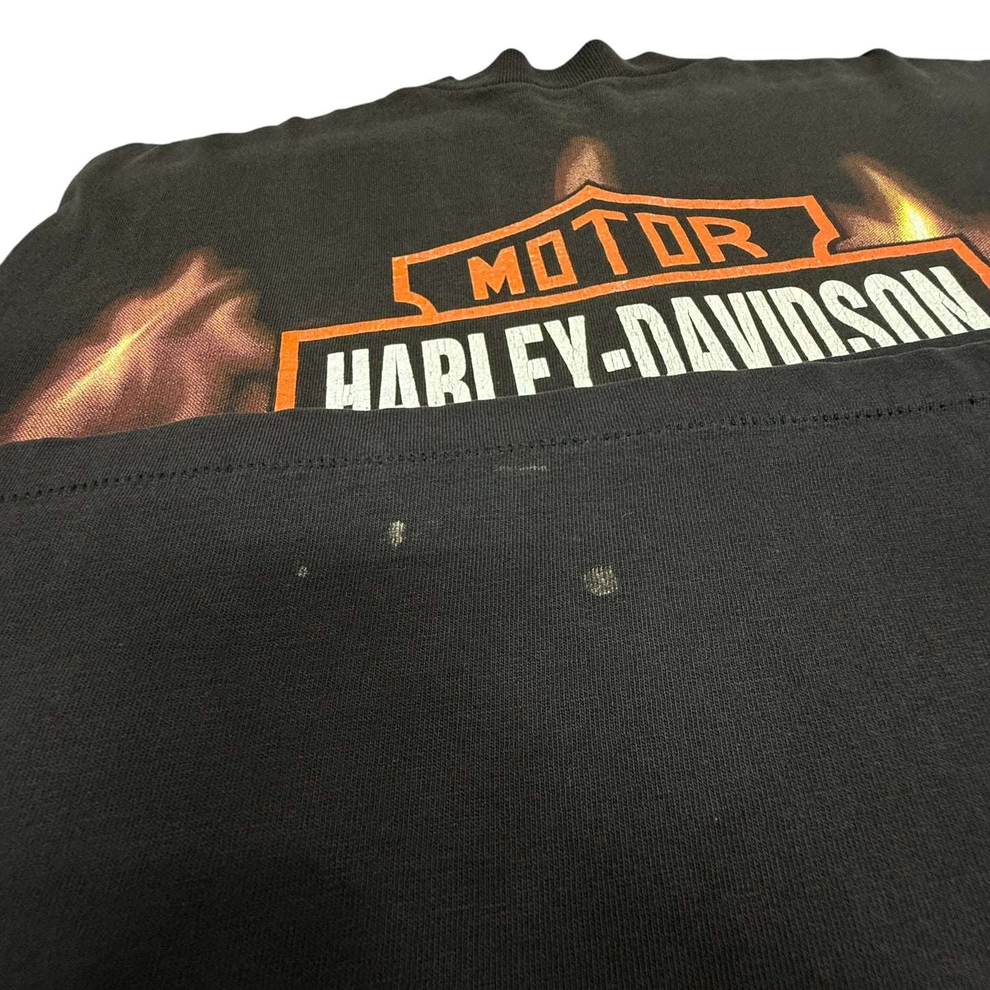 HARLEY-DAVIDSON 90s Fire Bar & Shield T-Shirt Size L