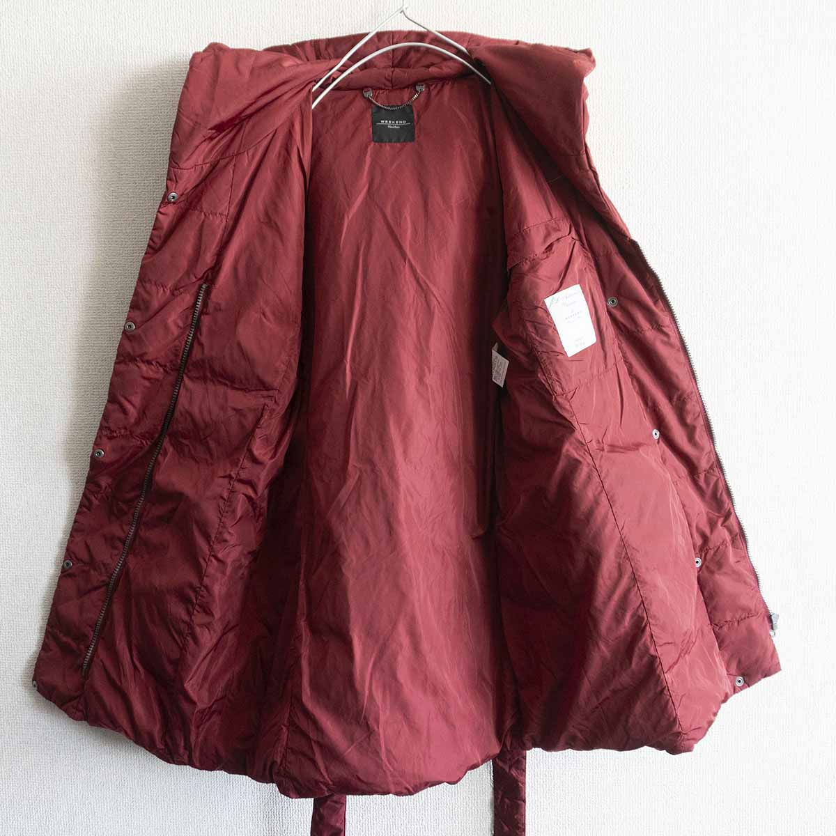 MAX MARA WEEKEND Belted Down Jacket Size 38