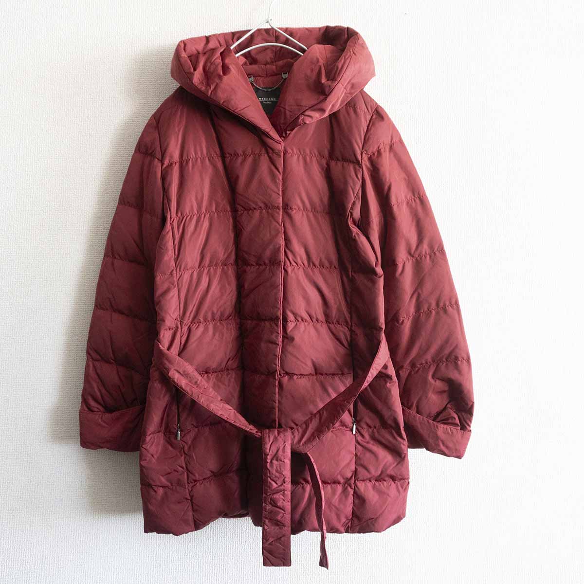 MAX MARA WEEKEND Belted Down Jacket Size 38