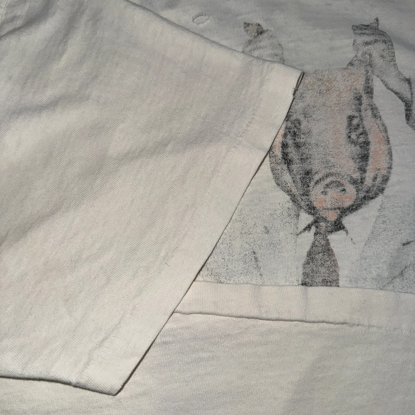 SUEDE 90s Animal Nitrate Distressed Boro T-Shirt Size XL