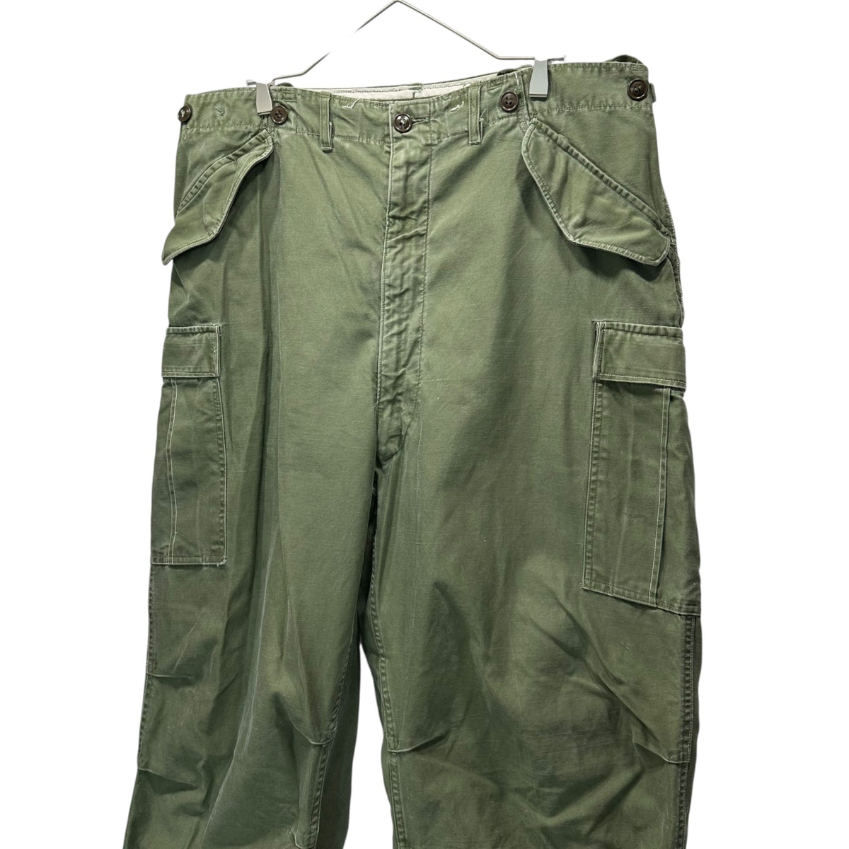 US ARMY 50s M-51 Field Cargo Pants Olive Size LONG-LARGE