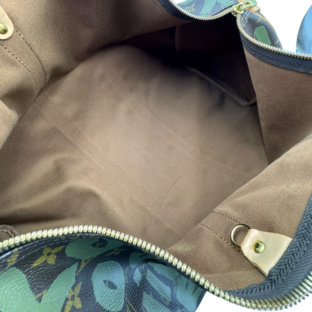 Louis Vuitton Monogram Leather Canvas Boston Bag