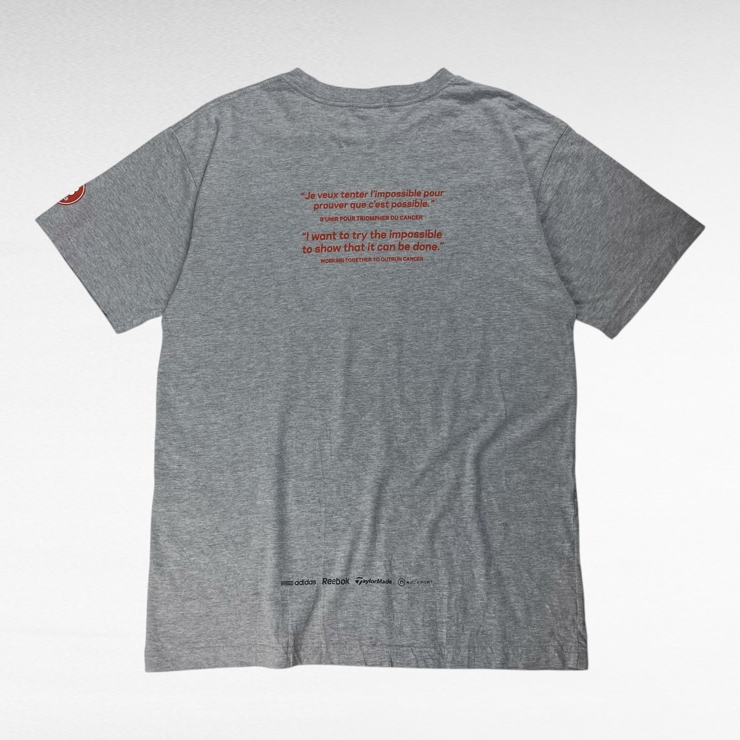 Adidas Short Sleeve T-Shirt Gray Size L