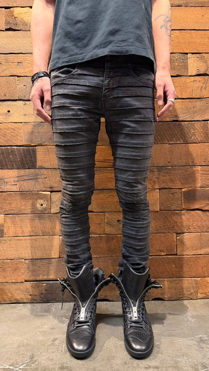 undercover 13AW Black Stretch Cotton Pants Size 1