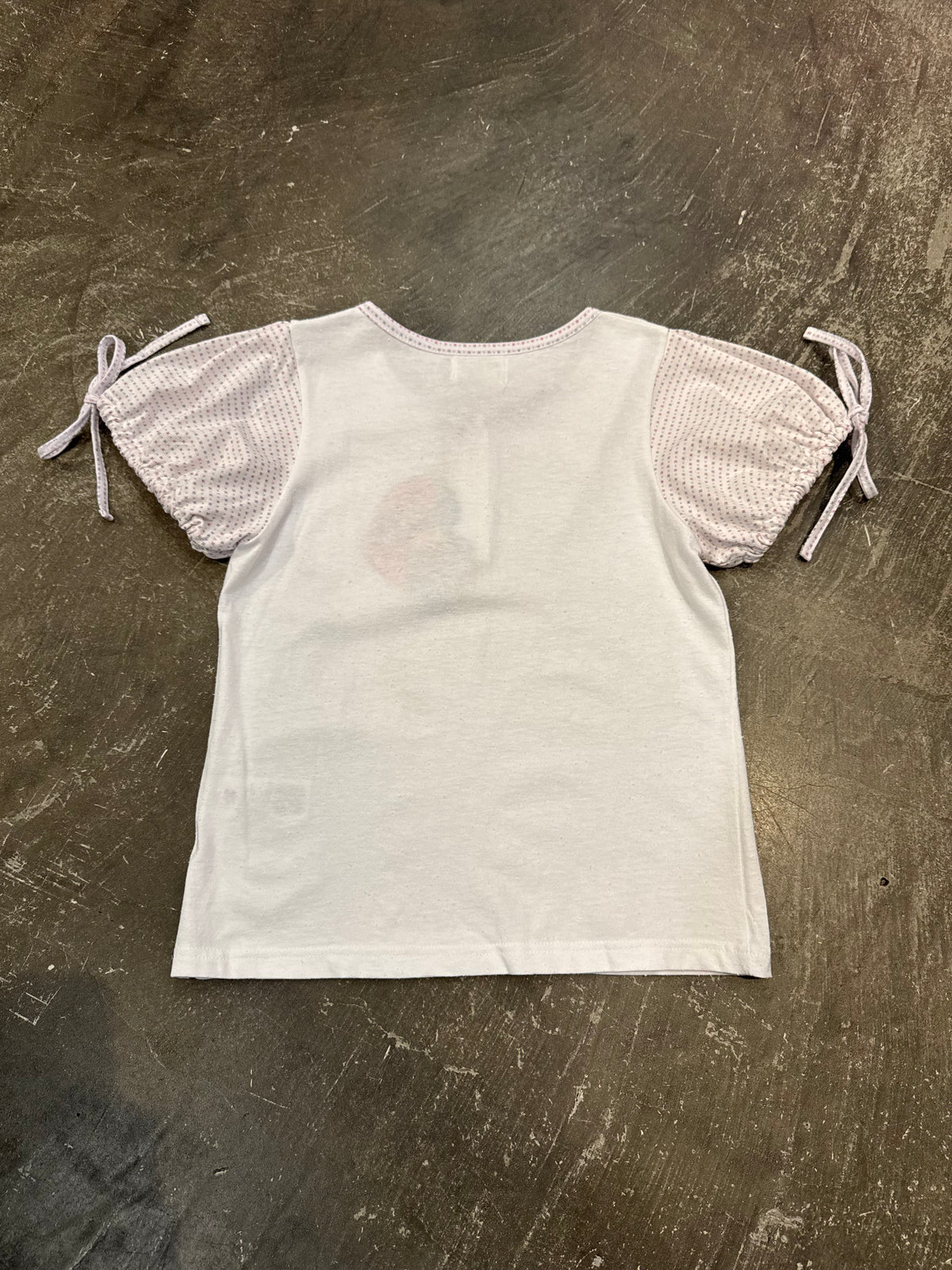 Motka puff henley tee x YOUTH BATH x Motka White Puff Henley T-Shirt Size S