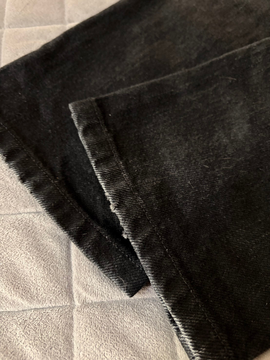 A.P.C. 10s Cotton Petit Standard Faded Black Jeans Size S