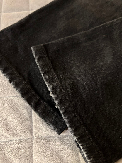 A.P.C. 10s Cotton Petit Standard Faded Black Jeans Size S