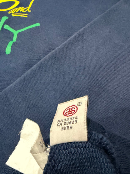 Stussy Peter Bob and Bunny Navy Hoodie Size M
