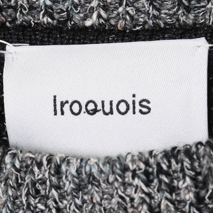 IROQUOIS 23AW 5G Loop Tweed Knit Black Size 2