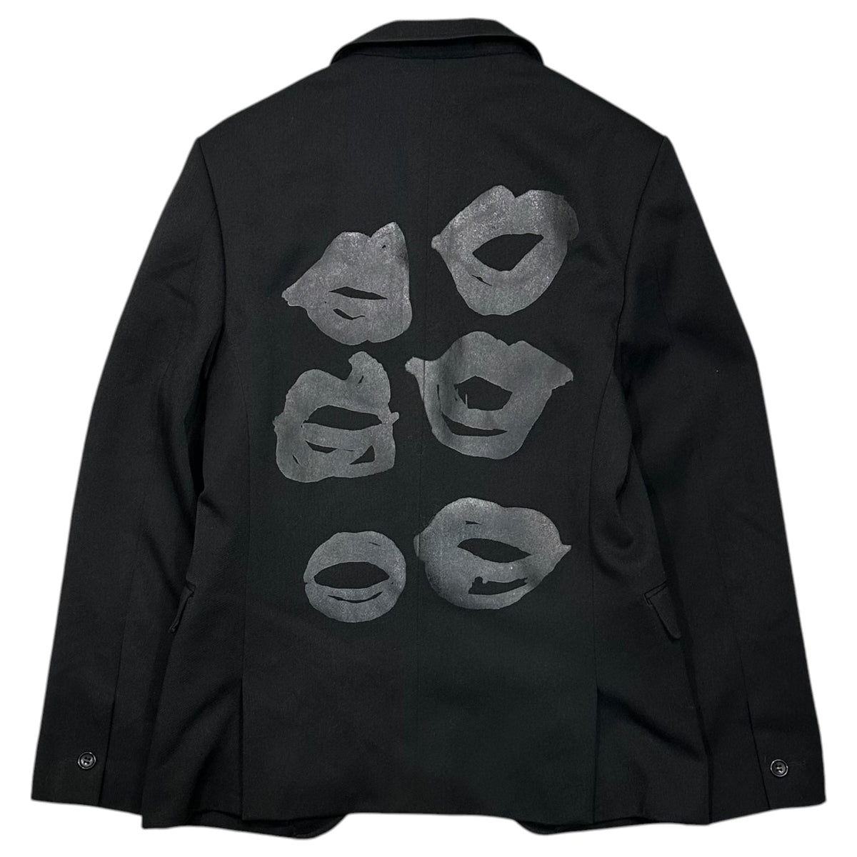 COMME des GARCONS 00AW Lip Print Jacket Black Size S