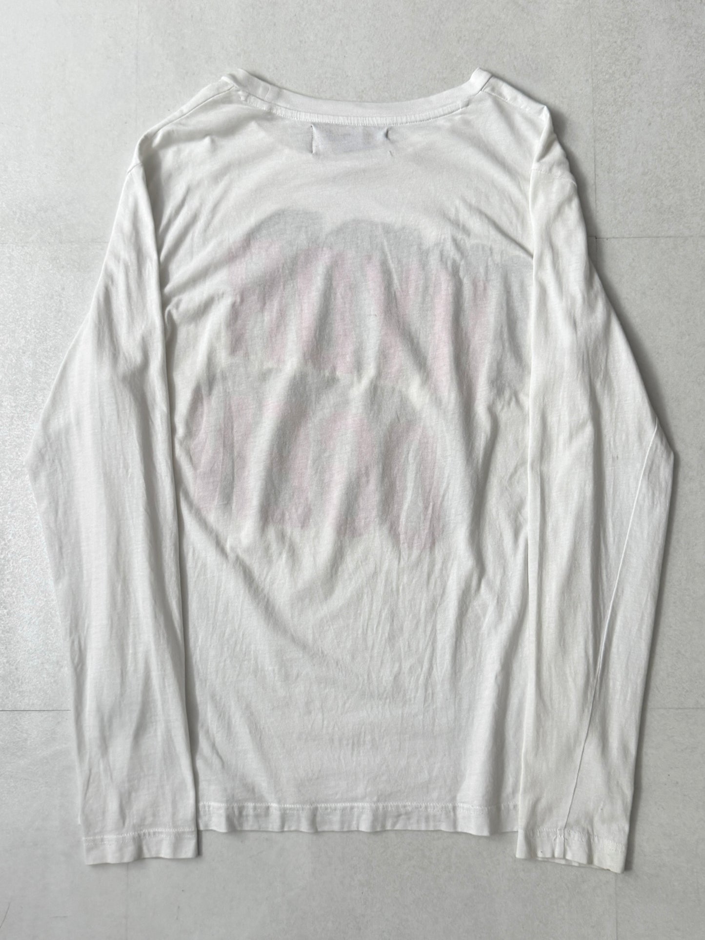 HYDROGEN White Cotton Long Sleeve T-Shirt Size L