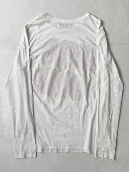 HYDROGEN White Cotton Long Sleeve T-Shirt Size L