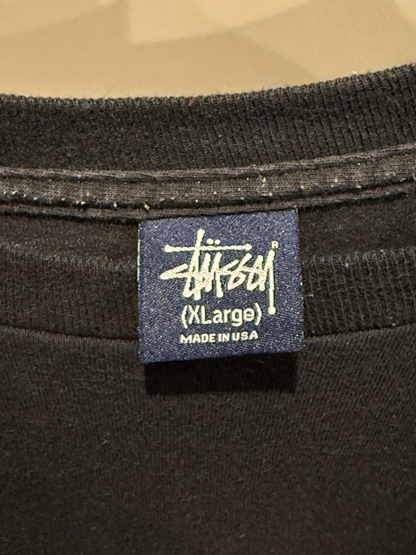 Stussy Vintage crossbones graphic tee, 00s era, XL size Black Size XL