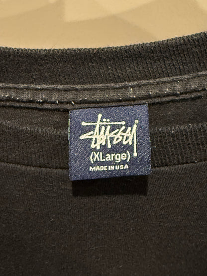 Stussy Vintage crossbones graphic tee, 00s era, XL size Black Size XL