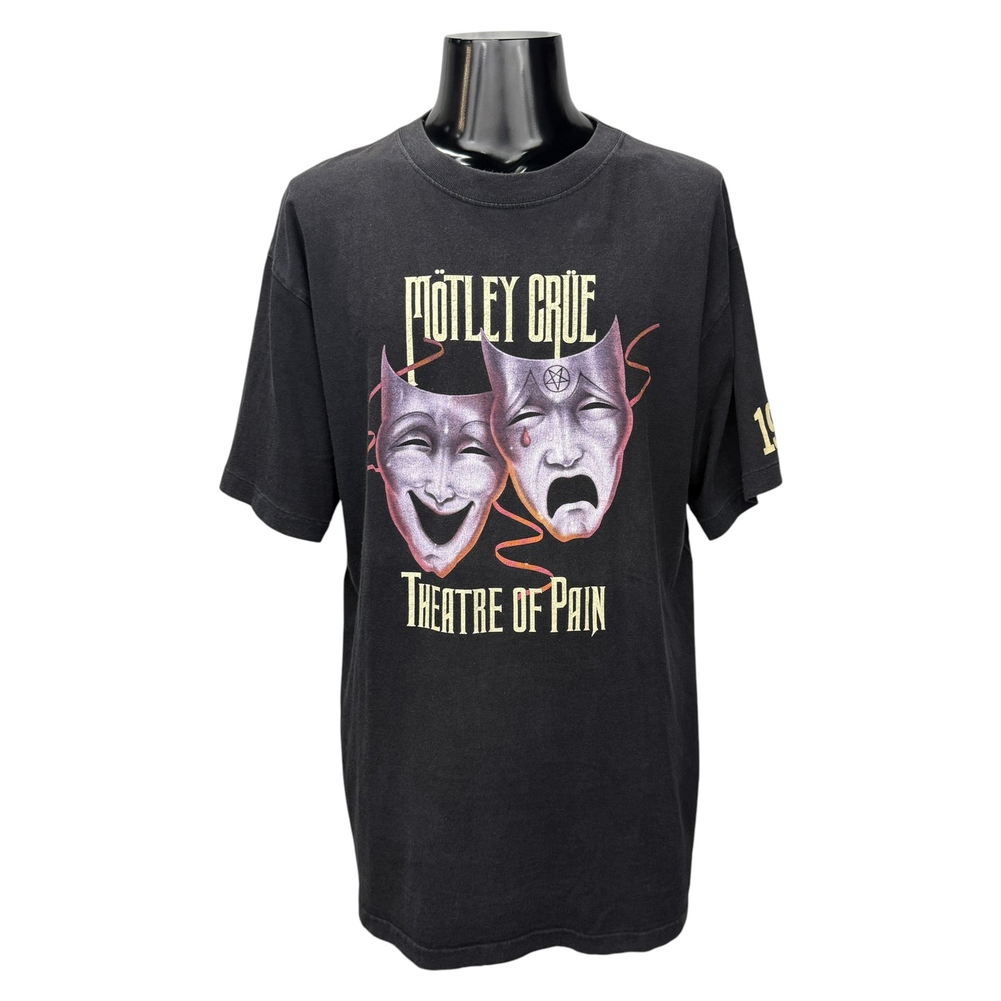 MOTLEY CRUE 90s Theatre Of Pain T-Shirt Size XL