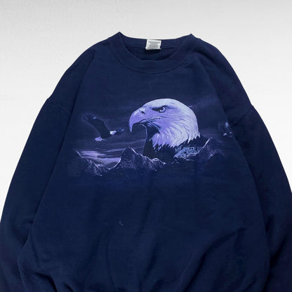 Jerzees Sweatshirt Blue Size M