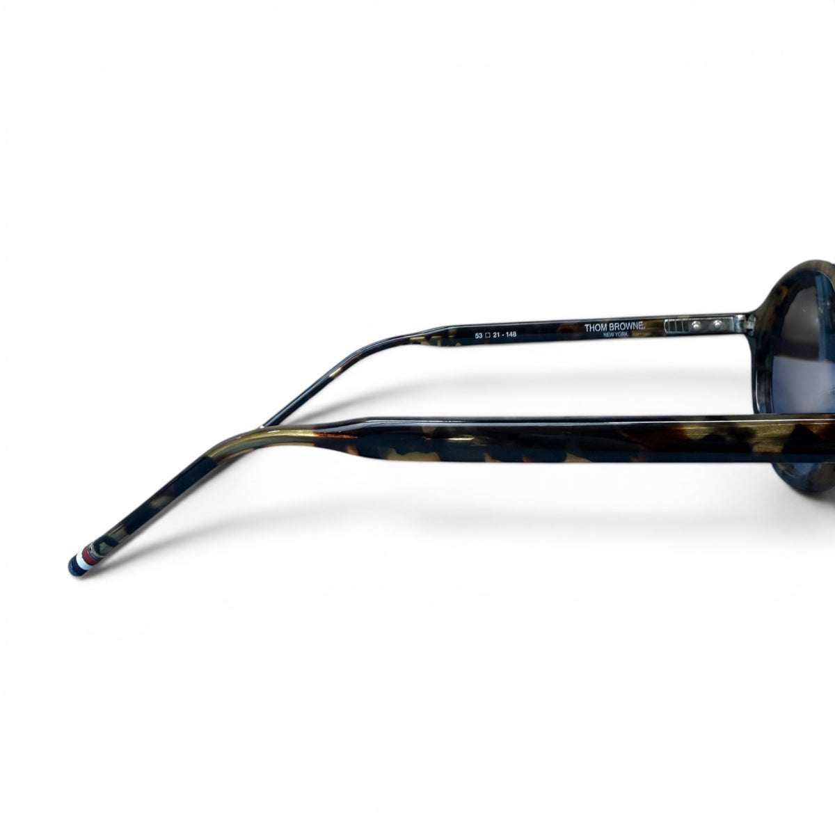 THOM BROWNE TB-500 Tortoise Round Frame