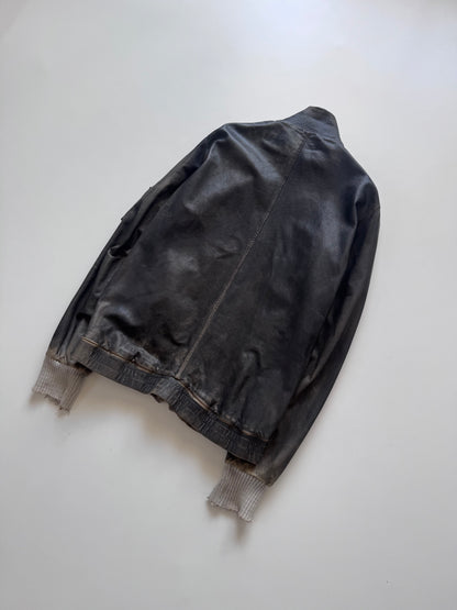 GIORGIO BRATO Leather Jacket Black