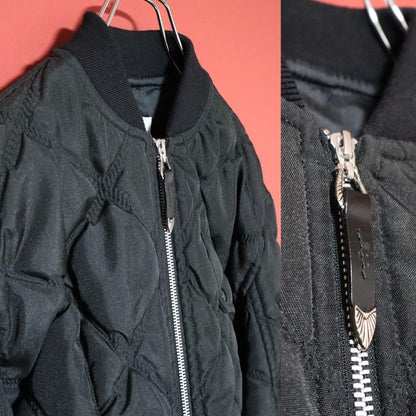 Toga Pulla 24AW Black Quilted Short Down Jacket Size S