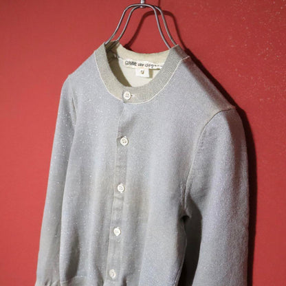 Comme des Garcons 10AW Shiny Design Knit Cardigan Size XS