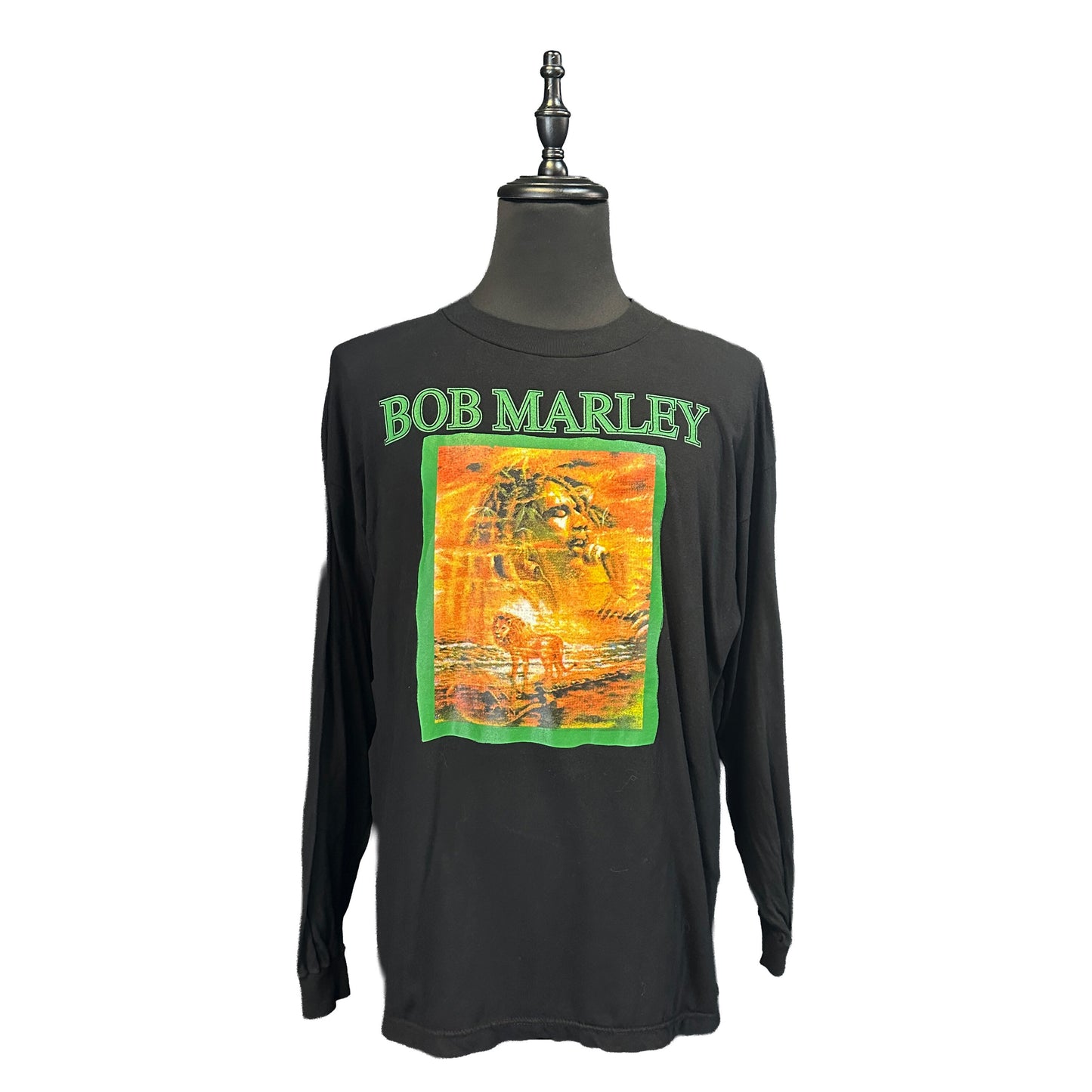 Bob Marley The Legend Lives Vintage Long Sleeve T-Shirt Size FREE SIZE