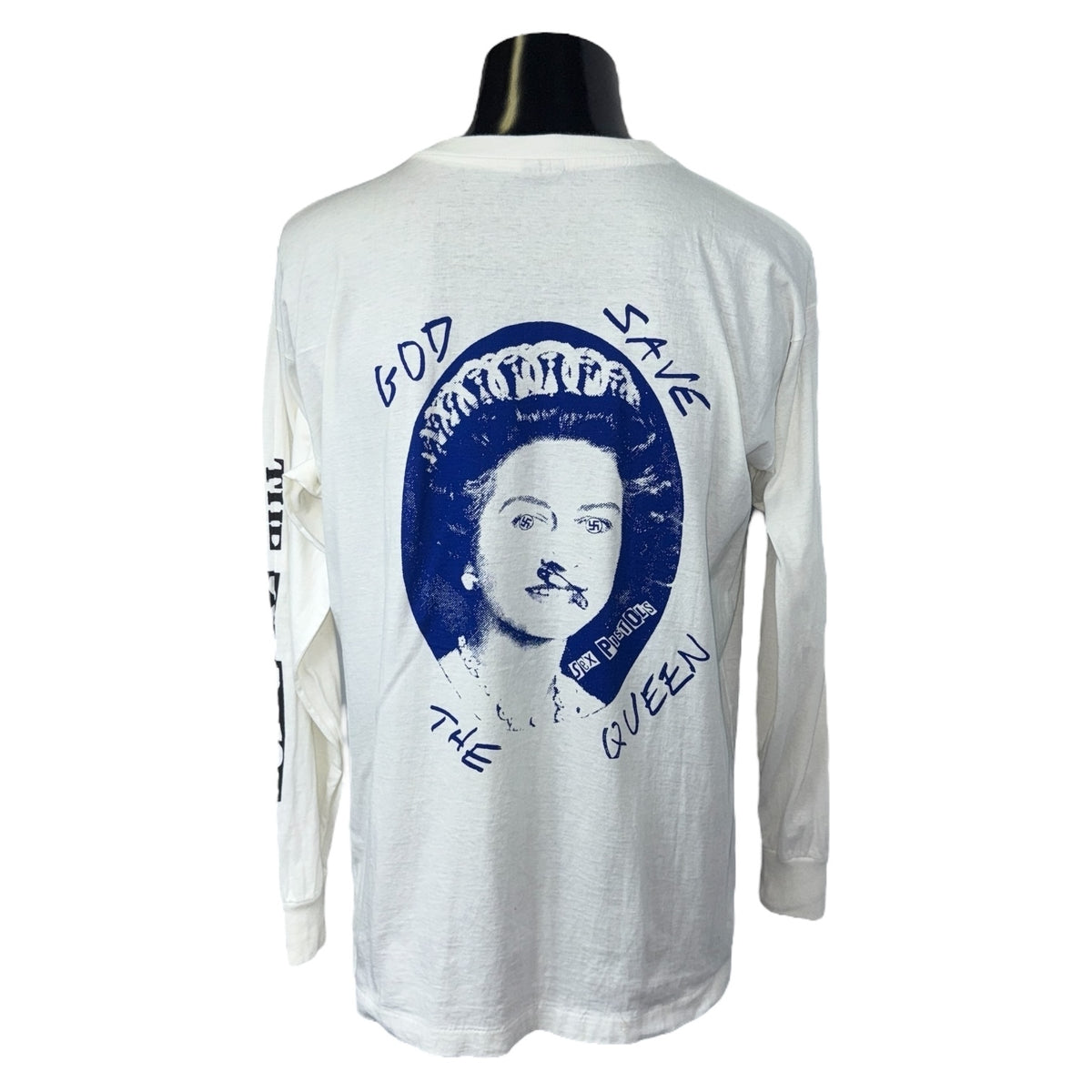 SEX PISTOLS SID VICIOUS GOD SAVE THE QUEEN Long Sleeve T-Shirt Size L