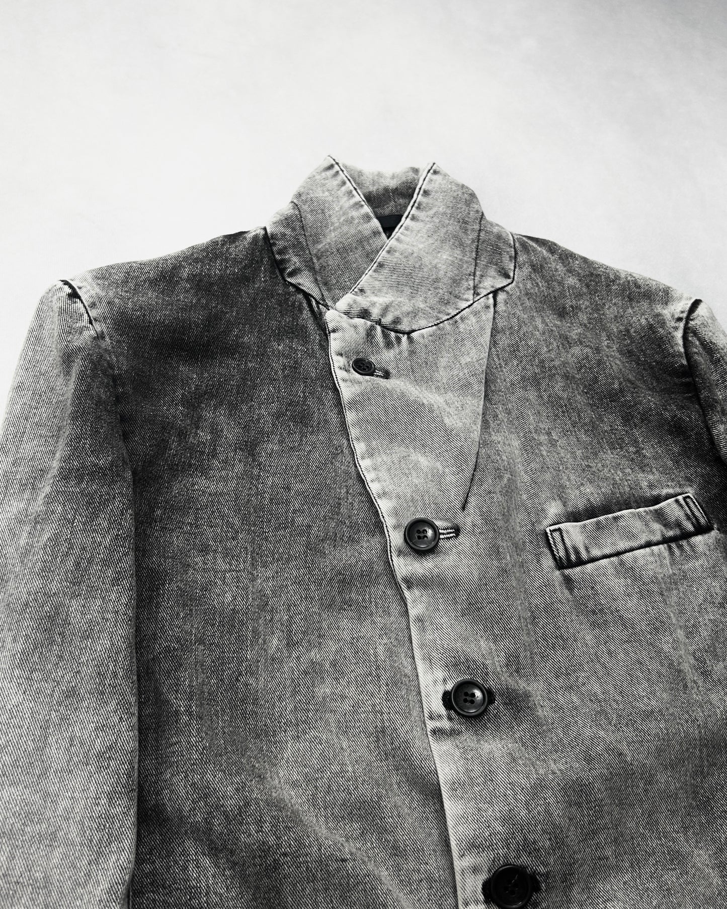 Comme des Garcons S/S2020 Acid Washed Tailored Jacket Size S