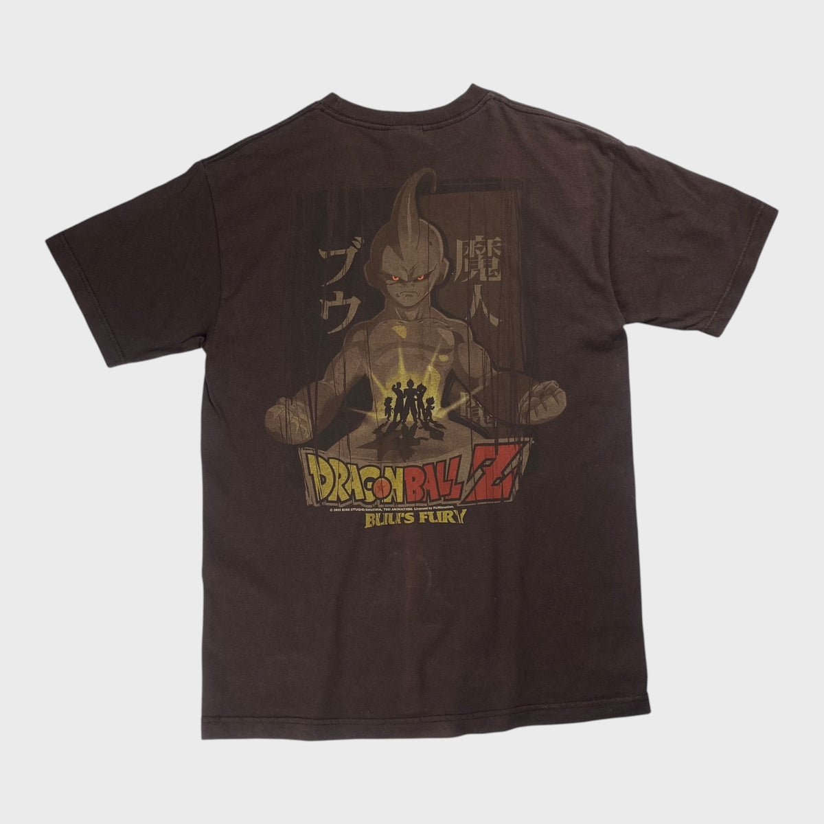 Dragon Ball Z 00s Majin Buu Anime Tee Brown Size M