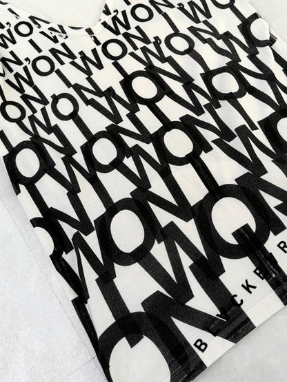 BLACKBARRETT by NEIL BARRETT All-Over Pattern T-Shirt Size S
