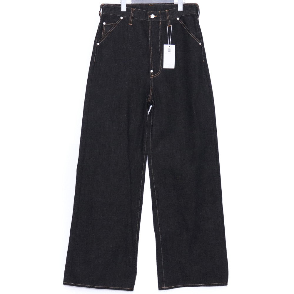 DAISUKE TANABE 26SS Coffee Black Wide Denim Size 32