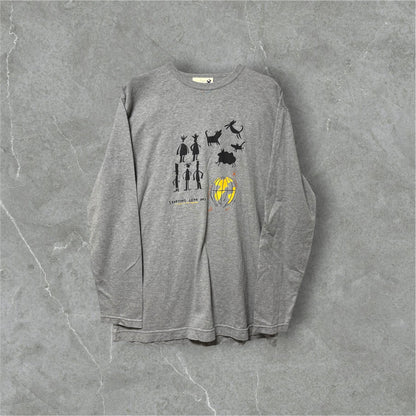 HAI SPORTING GEAR(ISSEY MIYAKE 80s T-Shirt Gray Free Size