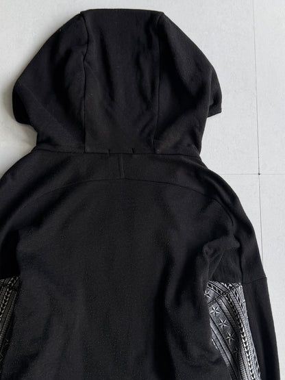 LAD MUSICAN Tribal Panel High Neck Zip Hoodie Size 44