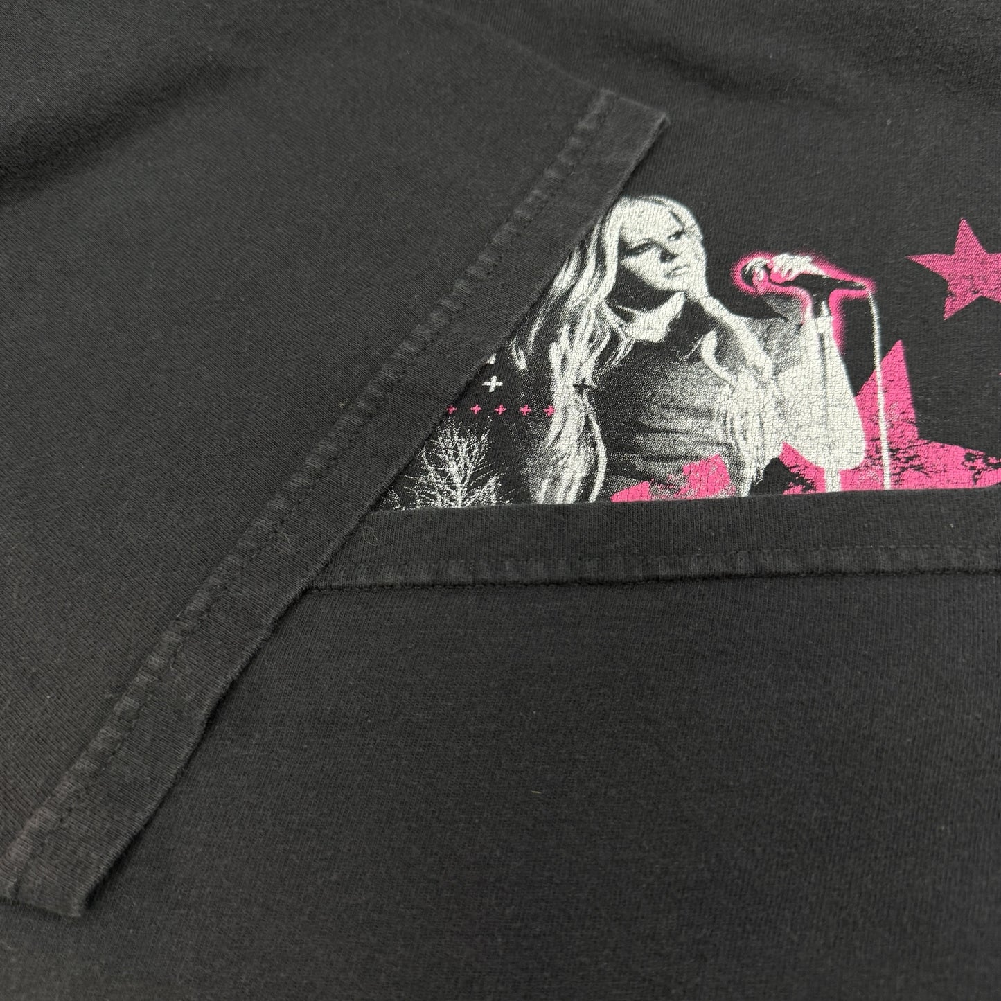 AVRIL LAVIGNE 00s "BEST DAMN TOUR" Photo T-Shirt Size XL