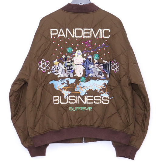 Supreme 24AW AOI Quilted Work Jacket Brown Size L