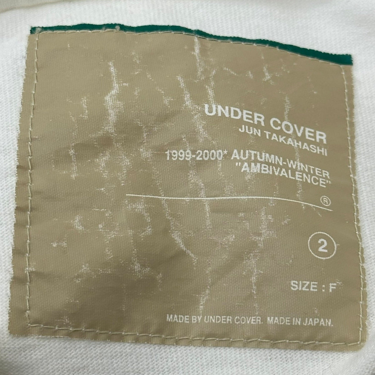 UNDERCOVER 99AW Ambivalence Junkie Face T-Shirt Size FREE