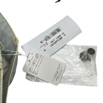MAISON MARGIELA 2020 Destroyed Denim Light Blue Pants Size 38